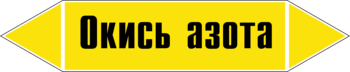 Маркировка трубопровода "окись азота" (пленка, 716х148 мм) - Маркировка трубопроводов - Маркировки трубопроводов "ГАЗ" - магазин "Охрана труда и Техника безопасности"